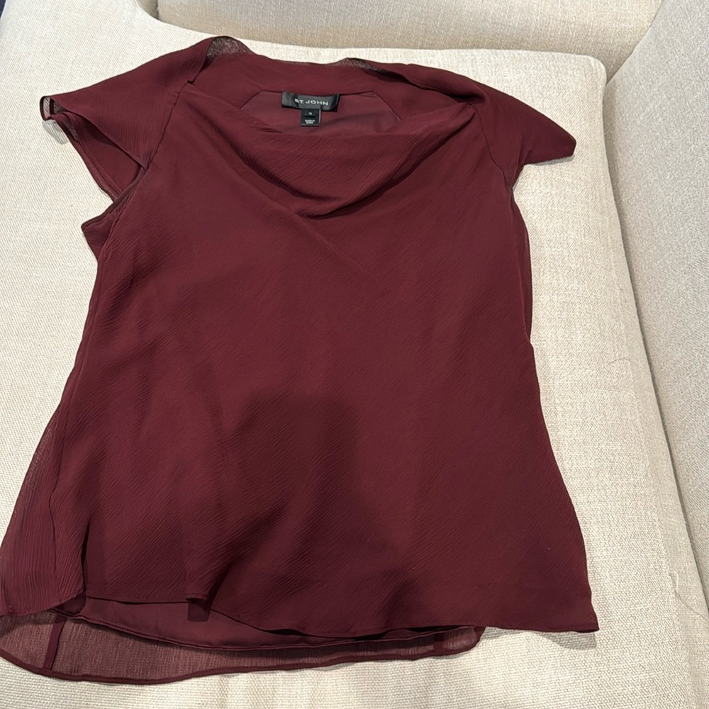St John Silk Blouse